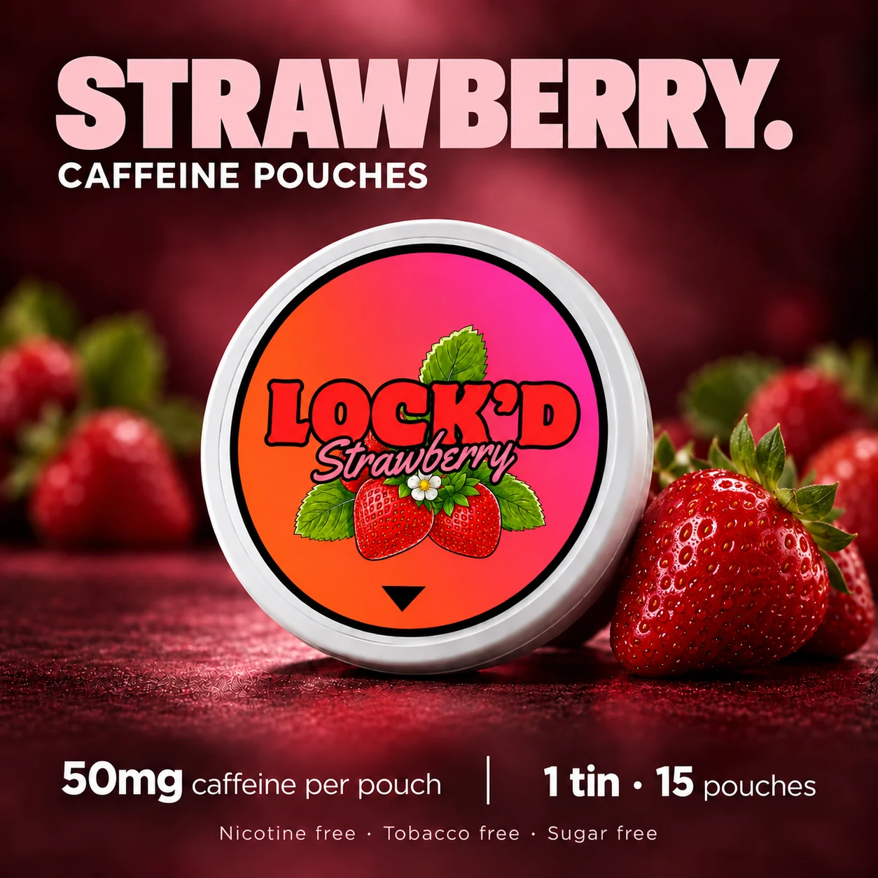 LOCK’D strawberry product design